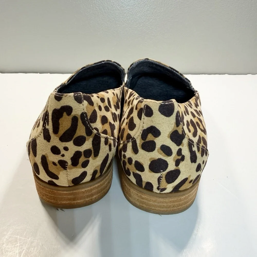 Dr. Scholl's Leopard Print Slip-On Flats in Tan and Black
